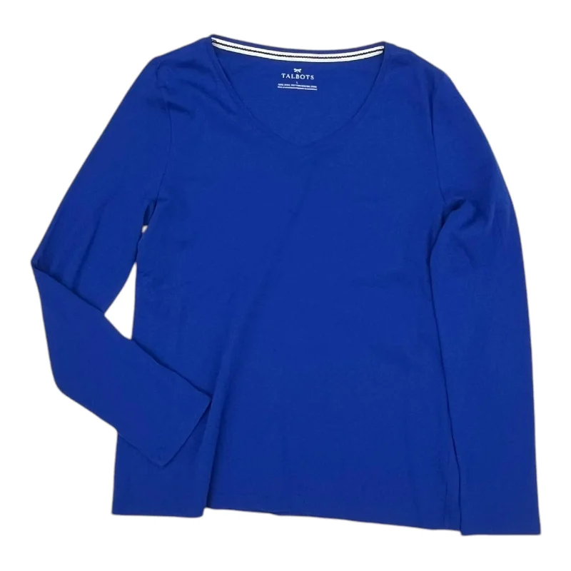 Top Ls By Talbots In Blue, Size:L