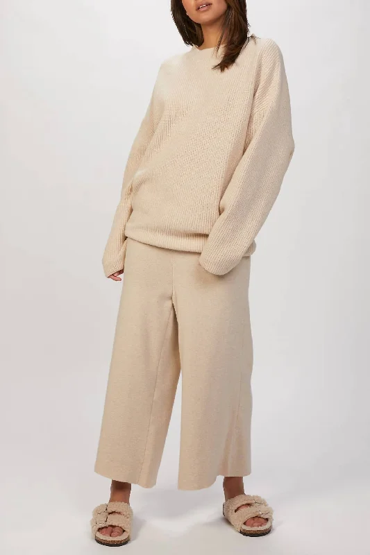 Kora Tricot Pant In Beige