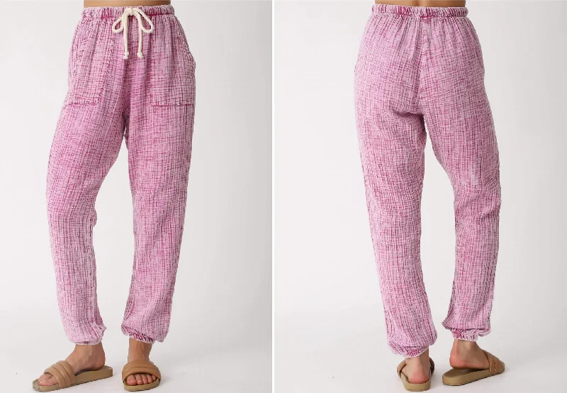 Lauren Gauze Pant In Paradise Pink