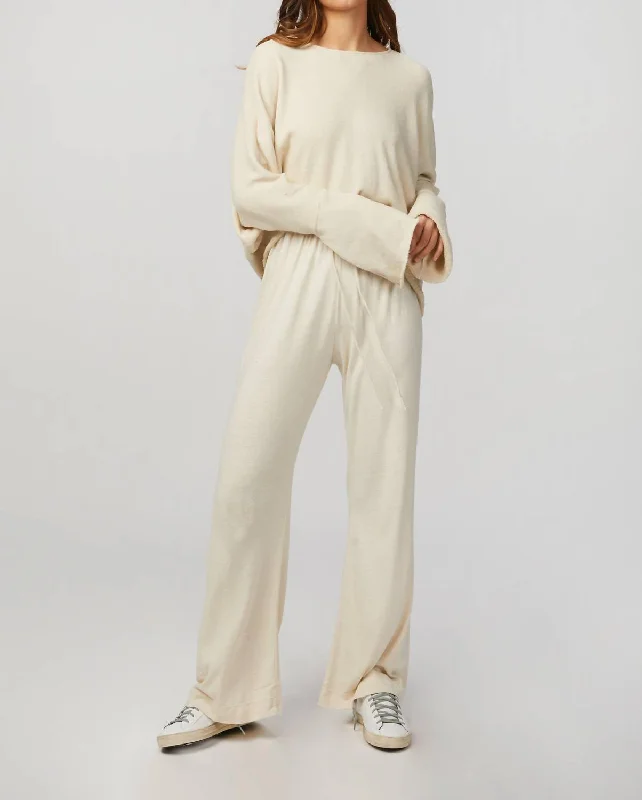 The Maelle Pants In Ivory