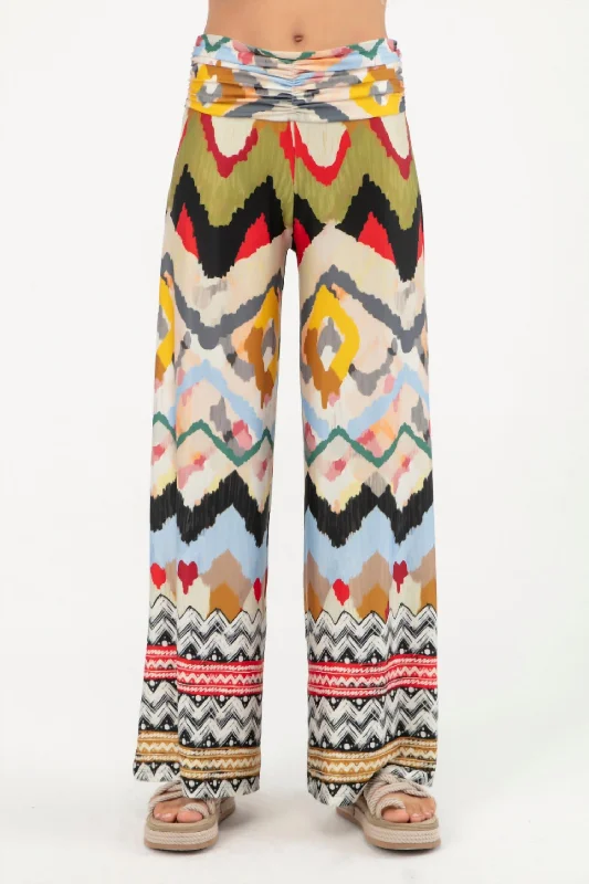 Women's Palazzo Pant In Reggae