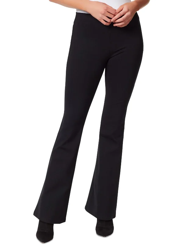 Womens Ponte High Rise Flared Pants