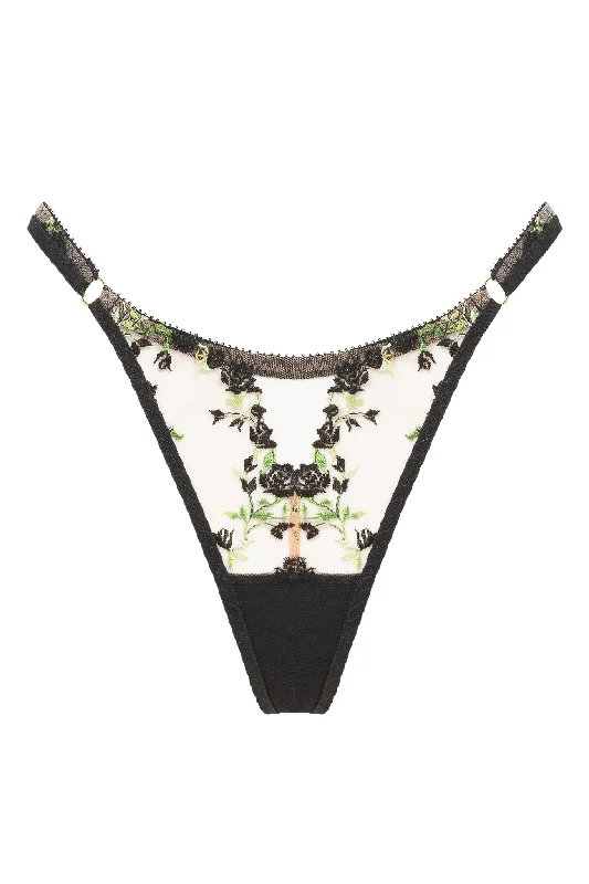 Charlotte Noir High Cut Brief