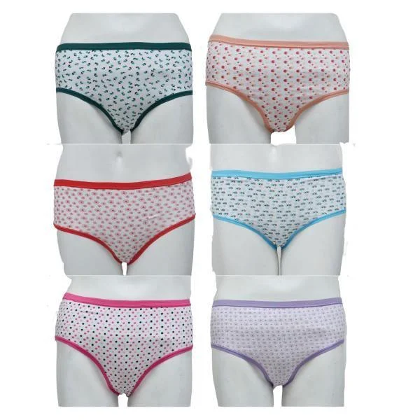 Pack Of 6 Random Printed Classic Briefs