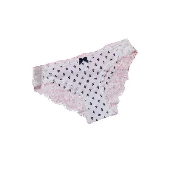 White Hipster Brief For Women