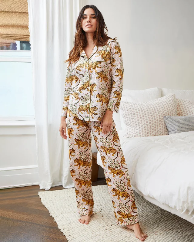 Bagheera - Petite Long PJ Set - Blush